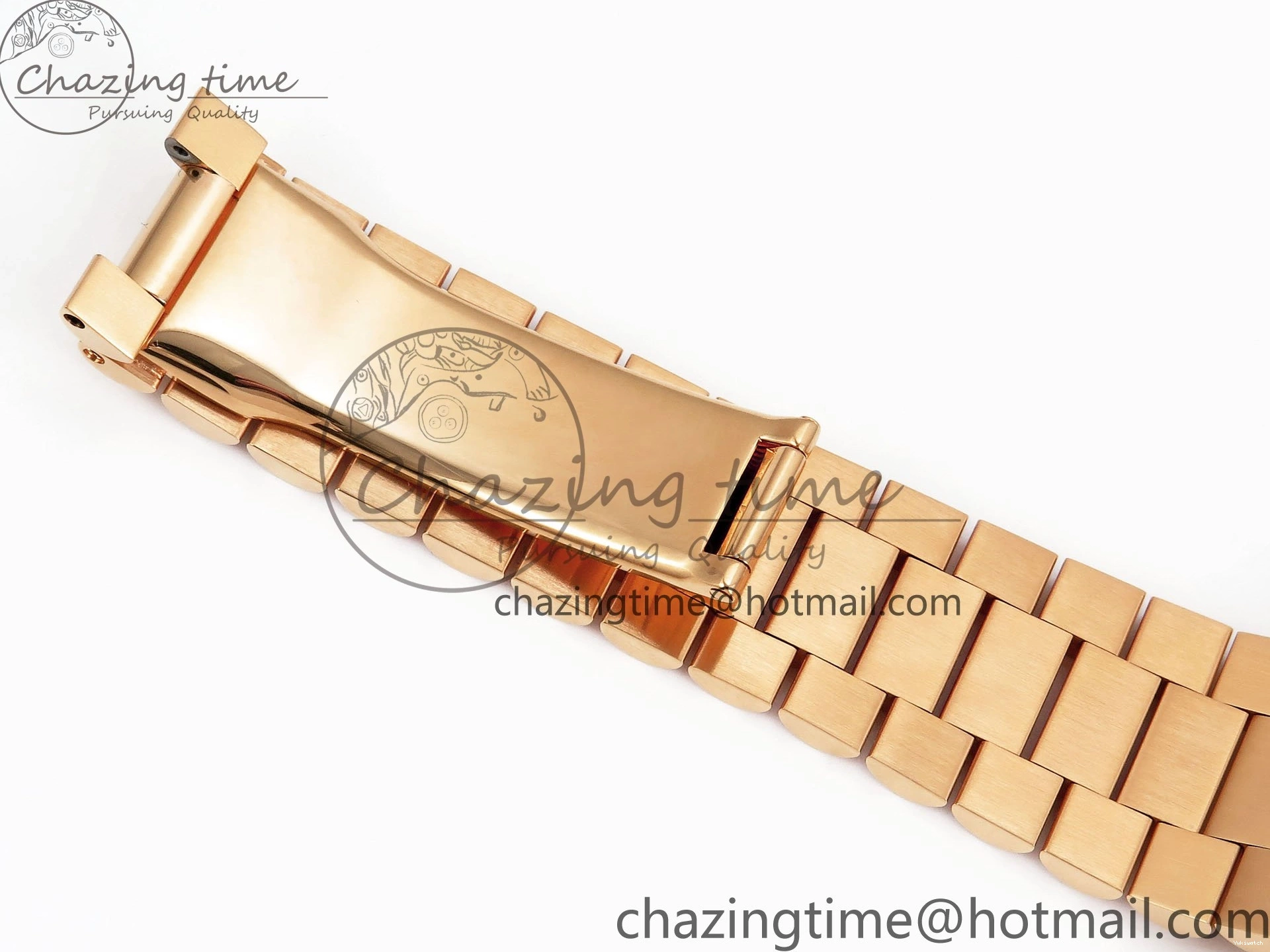 Brown 40 on DayDate Steel Dial Crystal 228235 904L President Bracelet VR3255 ARF 0225